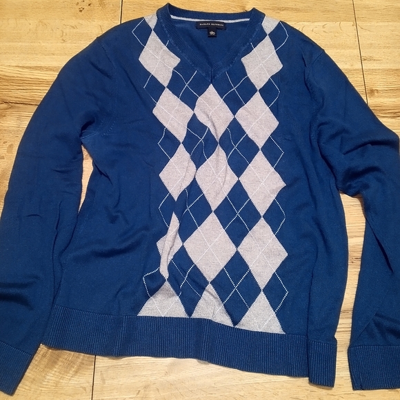 Banana Republic Other - GUC Banana Republic long sleeve Blue Gray argyle sweater